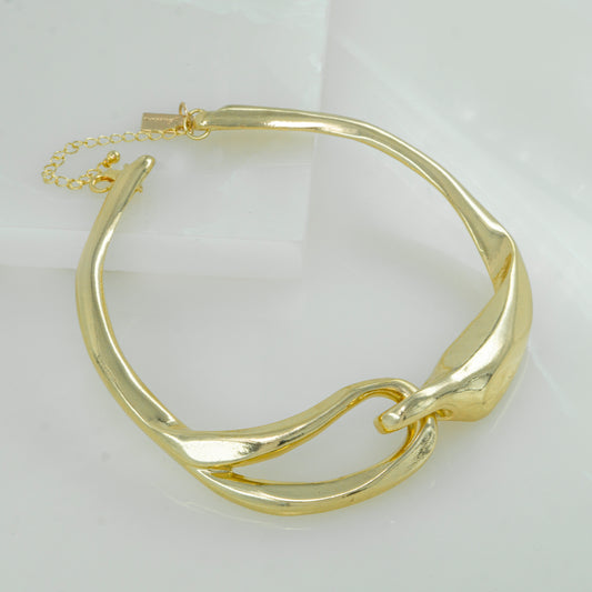 Gold Plated Knot Choker