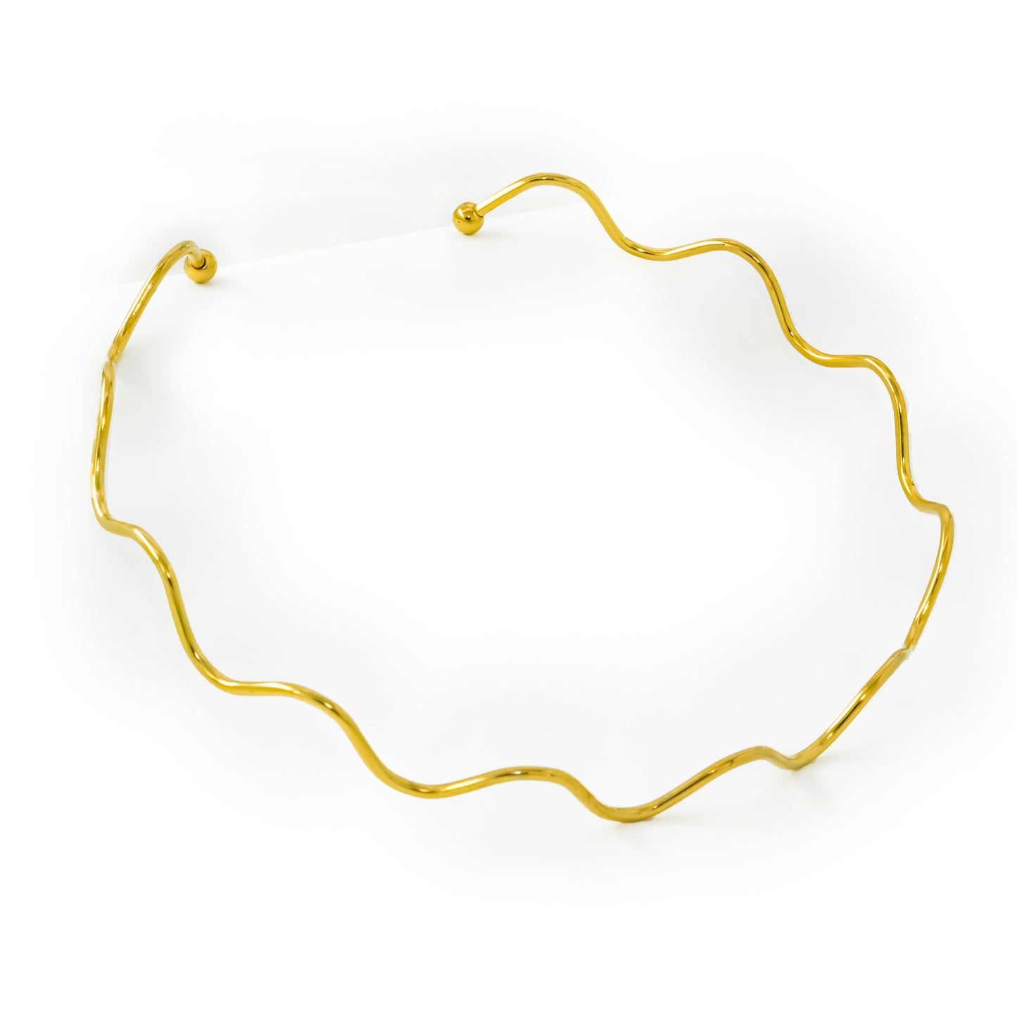 Gold Plated Zig Zag Choker
