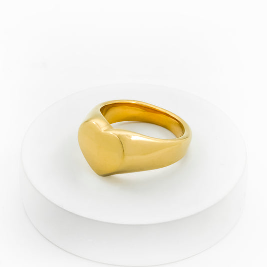 Gold Plated Heart Ring
