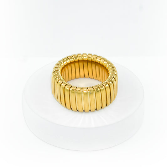 Golden Coil Ring