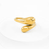 Gold Plated Liquid Gold Ring