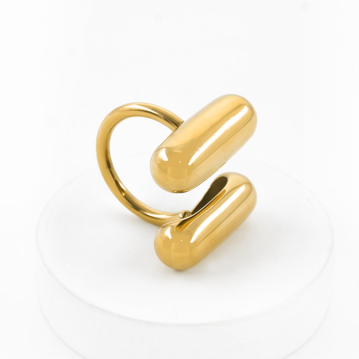 Double Capsule Open RIng