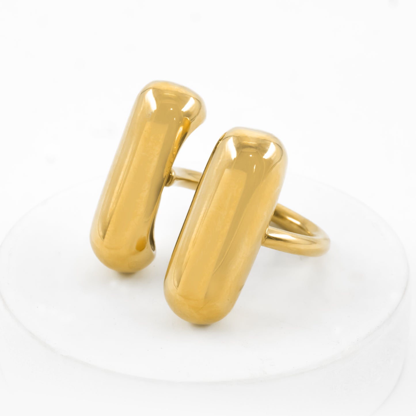 Double Capsule Open RIng