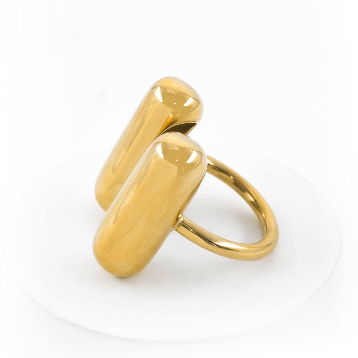Double Capsule Open RIng