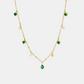 Green Droplets Neckchain
