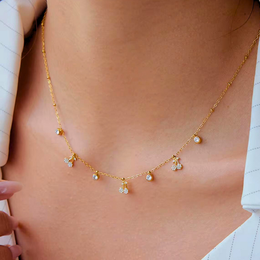 Dainty Cherries Necklace
