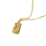 Rectangular Sun Tarot Neckchain