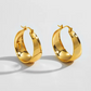 Gold Plated Plain Hoops