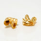 Golden Petal Melt Studs