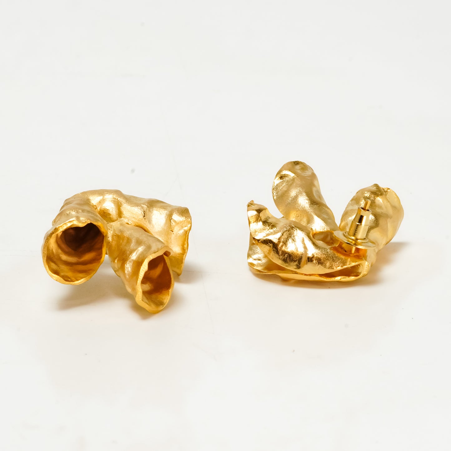 Golden Petal Melt Studs