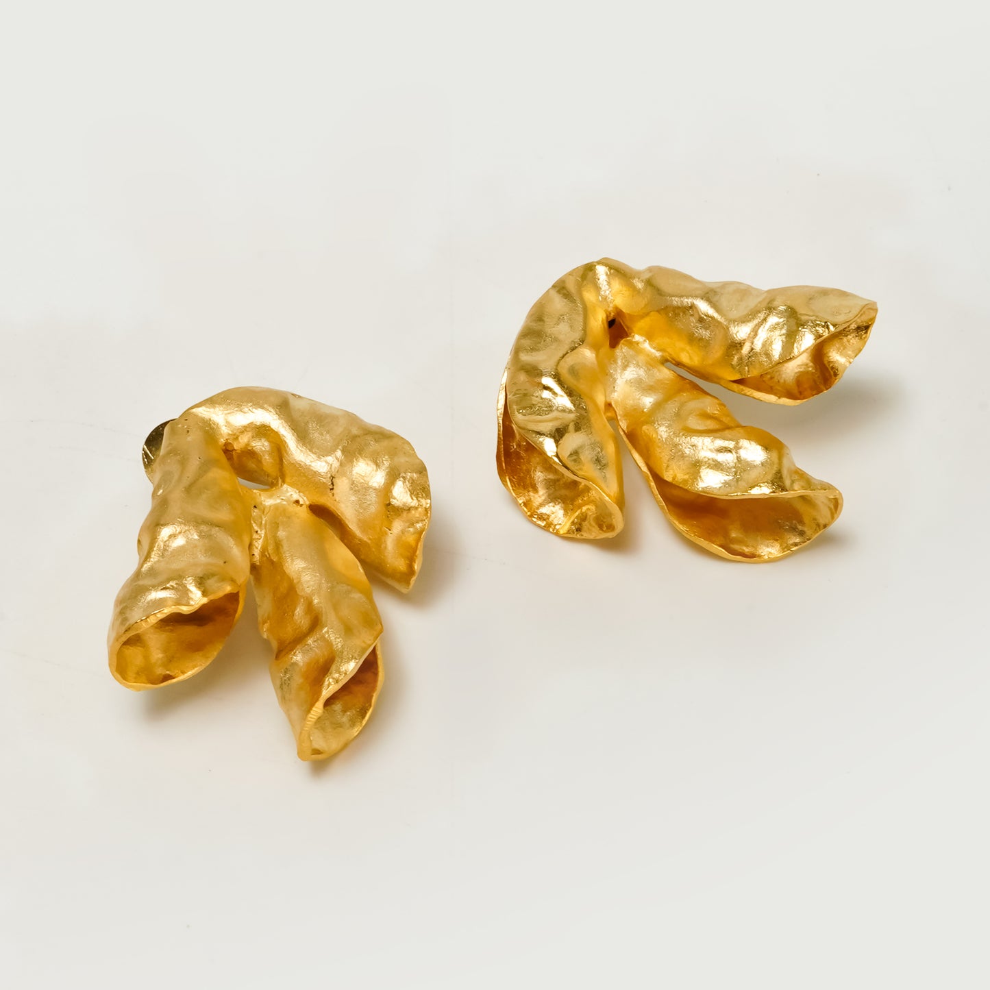 Golden Petal Melt Studs