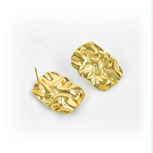 Hammered earrings
