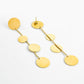 Round chain drop earrings