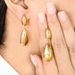 Waterdrop shaped earrings