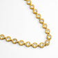 Dazzling Gold Round-Cut Necklace