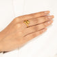 Gold Plated Liquid Gold Ring