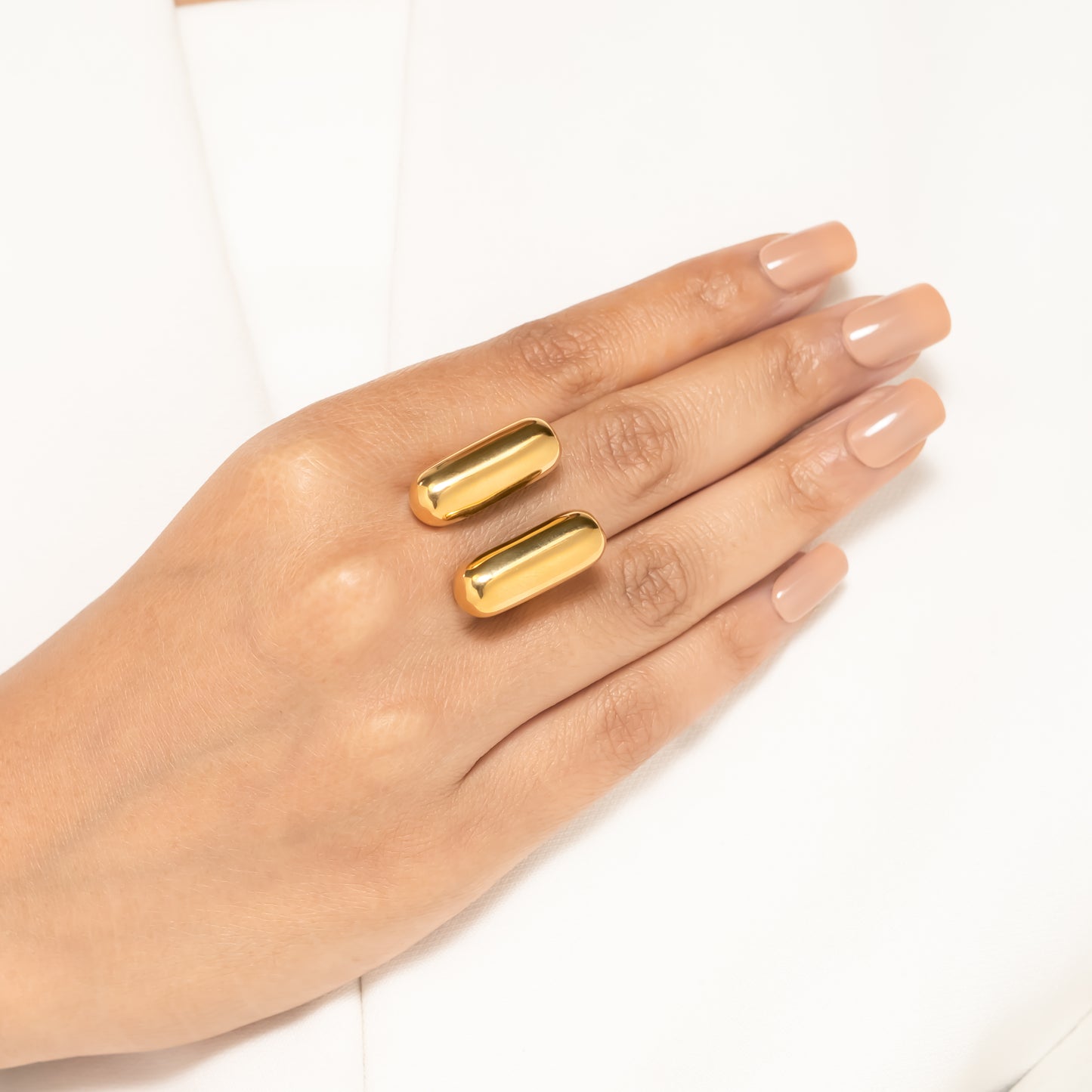 Double Capsule Open RIng