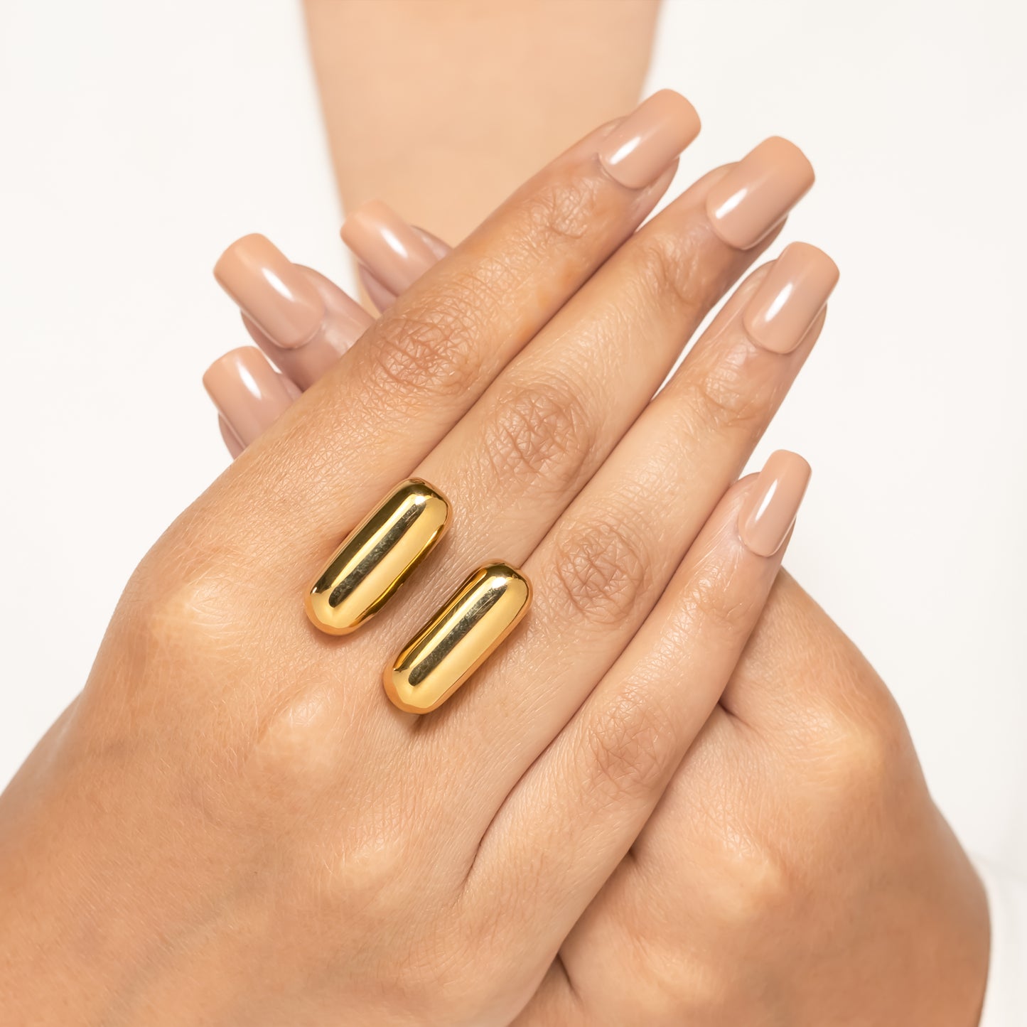 Double Capsule Open RIng