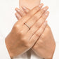 Gold Plated Single Studded Ring