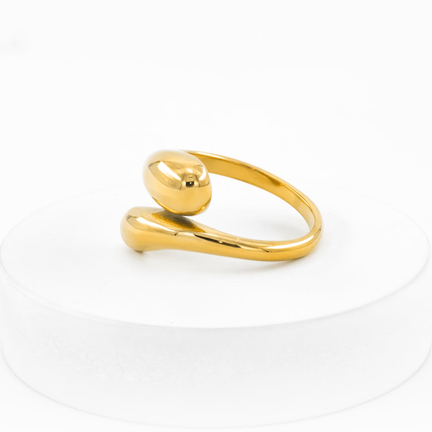 Gold Plated Liquid Gold Ring