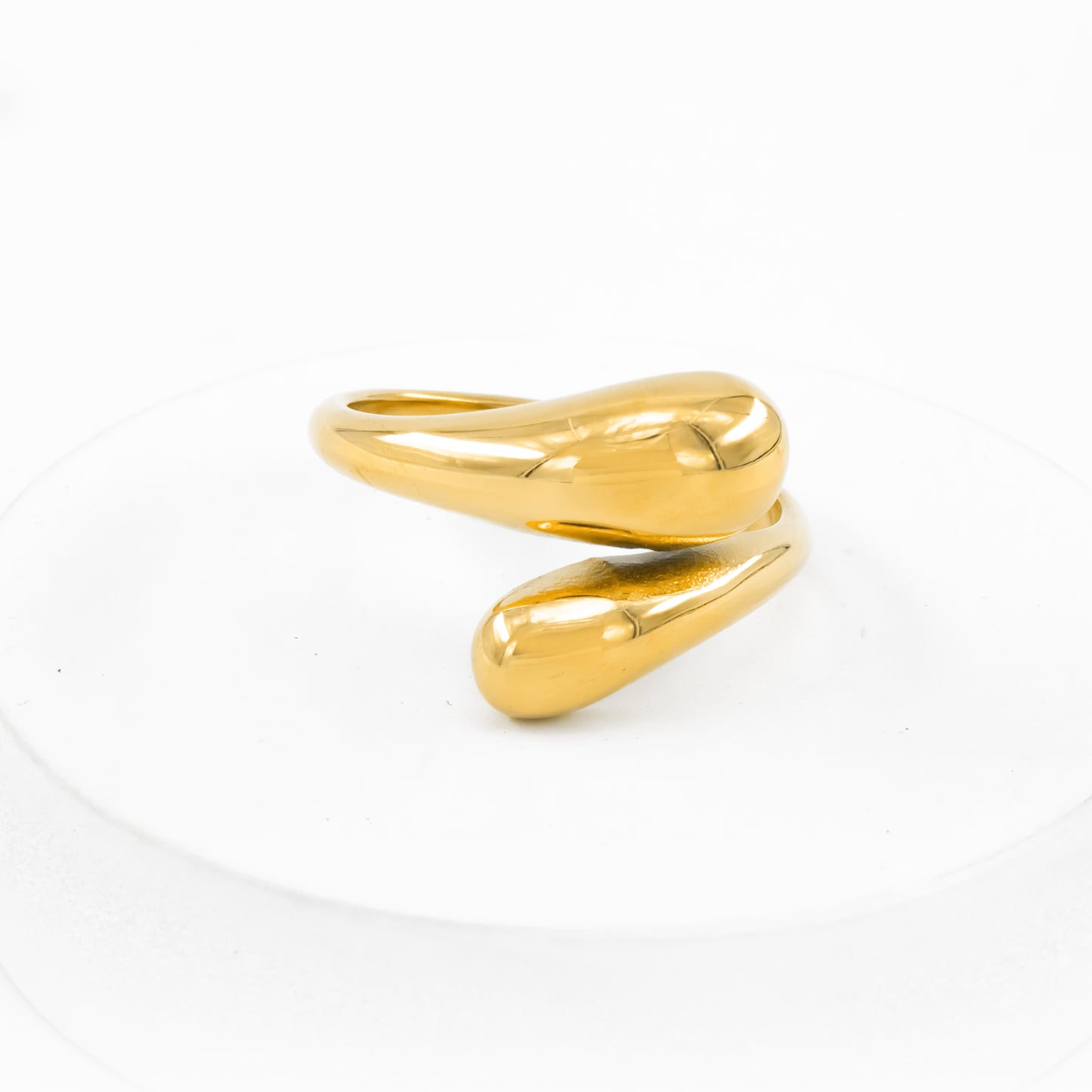 Gold Plated Liquid Gold Ring