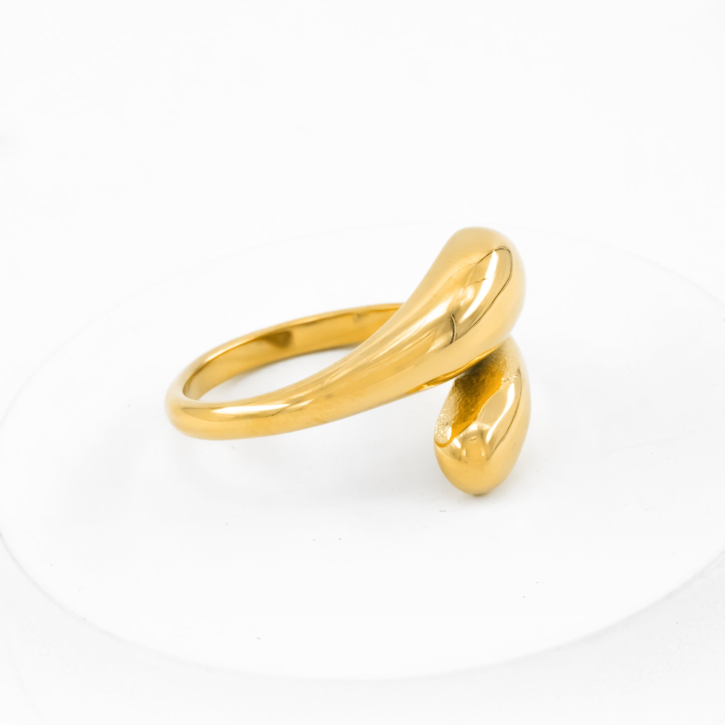 Gold Plated Liquid Gold Ring